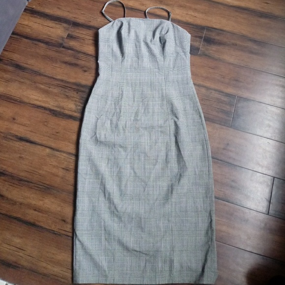Express Dresses & Skirts - Express stretch plaid pencil dress size 5/6